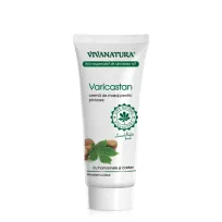 Varicastan - crema pentru masajul picioarelor cu hamamelis si castan, 75ml, VivaNatura