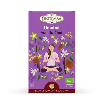 Ceai balance your day - unwind - vanilla chai bio 16dz x 2g 32g Shotimaa