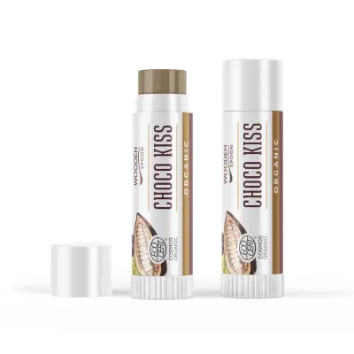 Balsam de buze choco kiss ecologic 4.3ml Wooden Spoon
