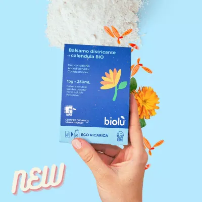 Balsam de par cu galbenele pudra - refill ecologic 15g Biolu