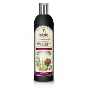Balsam Impotriva Caderii Parului cu Propolis de Brusture, 550ml, Bunica Agafia