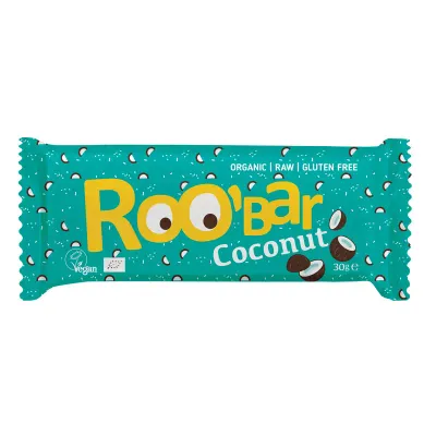 Baton cu seminte de chia si cocos bio 30g Roobar
