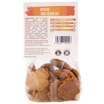 Biscuiti cu aroma de turta dulce bio 100g Obio