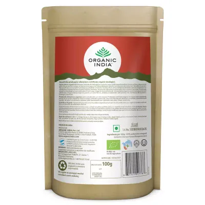 Brahmi Bacopa Pulbere | Memorie si Concentrare, Antioxidant Natural, eco, 100g, Organic India