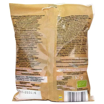 Caramele - aroma caramel sarat bio 150g Super Fudgio