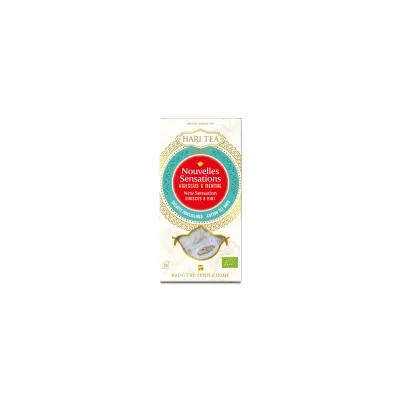 Ceai new sensation - hibiscus si menta bio 10dz x 2g 20g Hari Tea
