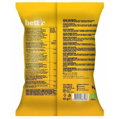 Chips din mere bio 50g Bettr