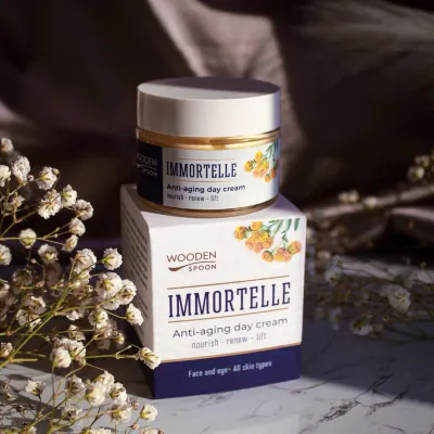 Crema Anti-Aging Immortelle, 50ml, Wooden Spoon