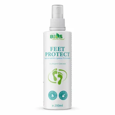 FEET PROTECT - Lotiune pentru Igiena Picioarelor, 200 ml, Bios Mineral Plant