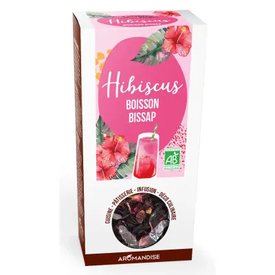 Flori de hibiscus - uz culinar bio 80g Aromandise