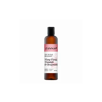 Gel de dus relaxant cu ylang-ylang si bergamota, 250ml, Zanna