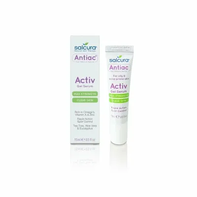 Gel tratament Antiac, acnee si pete pigmentate, pt fata si corp, Salcura 15 ml
