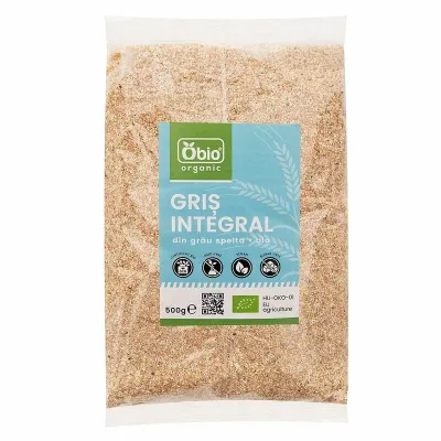 Gris integral din grau spelta bio 500g - PRET REDUS