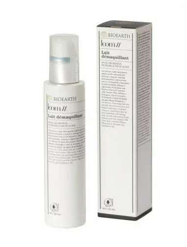 Lapte demachiant cu extract de melc 200ml, Loom Bioearth