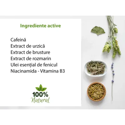Lotiune tratament impotriva caderii parului, cu niacinamide, 200 ml, Bios Mineral Plant
