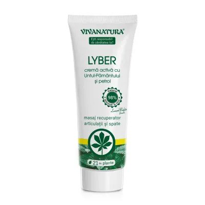 Lyber - crema activa cu Untul Pamantului si Petrol, 250ml, VivaNatura