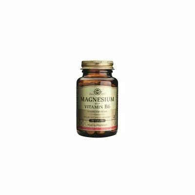 Magnesium+B6 100tb (Magneziu cu vitamina B6) SOLGAR