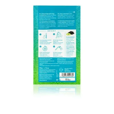 Masca inlaturare silicon Deep Charcoal, Khadi