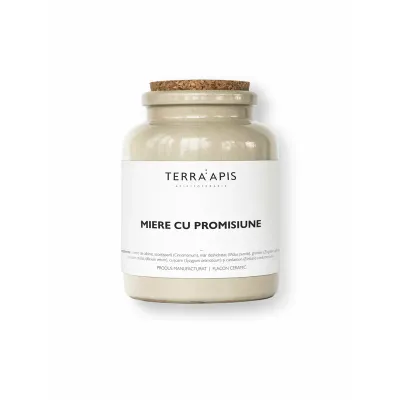 MIERE CU PROMISIUNE, naturala, 400gr, Terra Apis