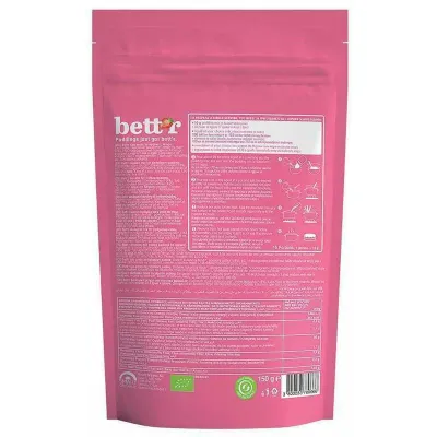 Mix pentru budinca cu capsuni bio 150g Bettr
