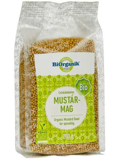 Mustar boabe pentru germinat bio 200g Biorganik
