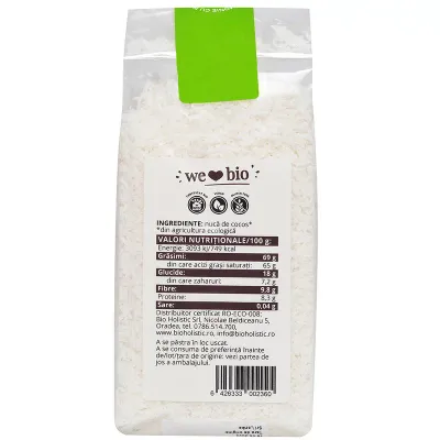 Nuca de cocos razuita bio 200g Obio