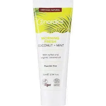 Pasta de dinti morning fresh cu cocos si menta ecologica 75ml Nordics