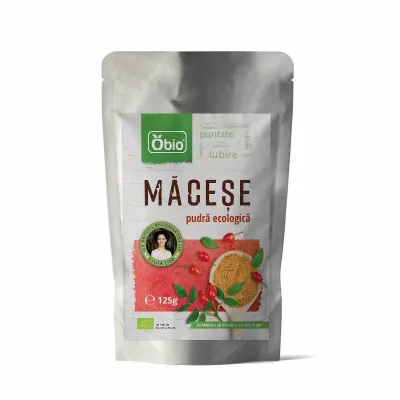Macese pudra bio 125g Obio