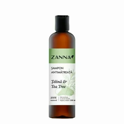 Sampon antimatreata cu extract telina si tea tree, 250ml, Zanna