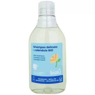 Sampon cu flori de portocal si galbenele ecologic 250ml Biolu