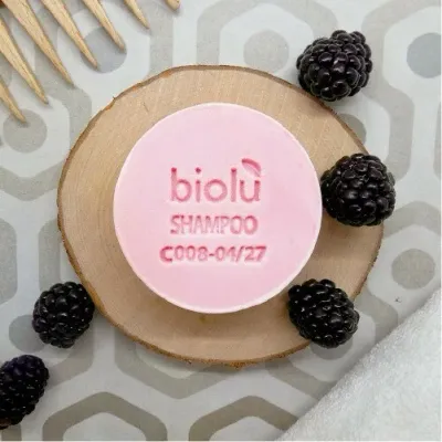Sampon solid cu mure bio 55g Biolu
