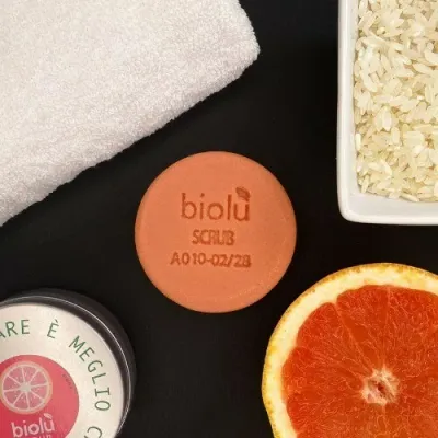 Scrub solid cu grapefruit bio 55g Biolu