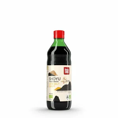 Sos de soia shoyu cu continut redus de sare bio 250ml Lima