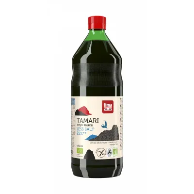 Sos de soia tamari cu continut redus de sare bio 250ml Lima