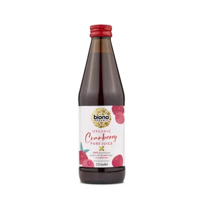 Suc de merisoare pur bio 330ml Biona