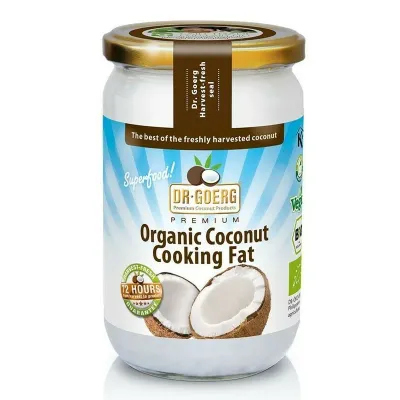 Ulei de cocos premium dezodorizat pentru gatit bio 200ml Dr. Goerg