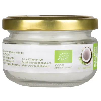 Ulei de cocos virgin raw bio 100ml Obio