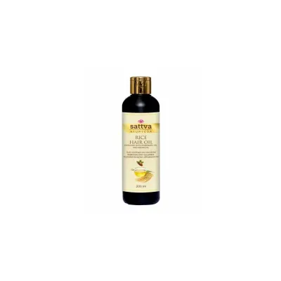 Ulei de par nutritiv cu orez si rozmarin 200ml, Sattva Ayurveda