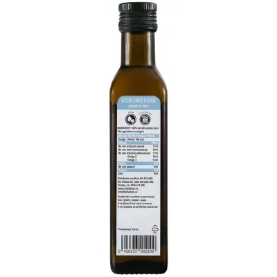 Ulei din seminte de in bio 250ml, Obio