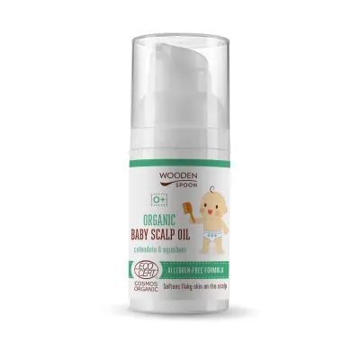 Ulei pentru scalpul bebelusilor ecologic 15ml Wooden Spoon