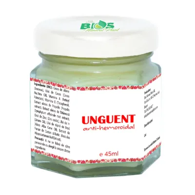 Unguent Anti Hemoroidal, 45 ml, Bios Mineral Plant