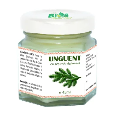 Unguent cu Rasina de Brad, 45 ml, Bios Mineral Plant