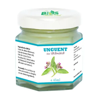 Unguent cu Tataneasa, 45 ml, Bios Mineral Plant