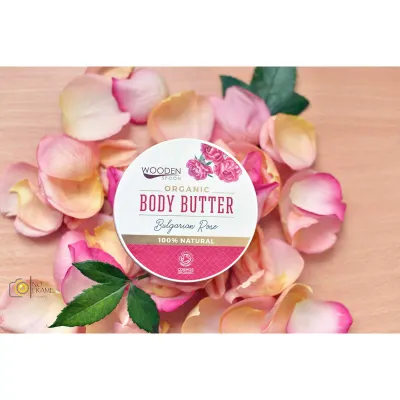 Unt de corp bulgarian rose ecologic 100ml Wooden Spoon