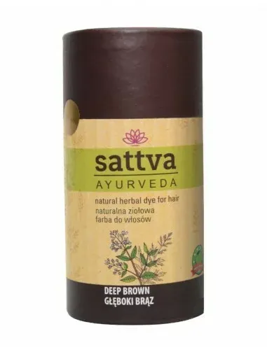 Vopsea Ciocolatiu Inchis Intens 150gr, Sattva Ayurveda