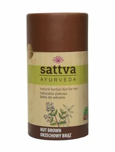 Vopsea Henna Saten Nuca 150gr, Sattva Ayurveda