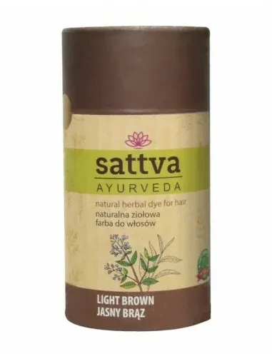 Vopsea Saten Deschis 150gr, Sattva Ayurveda