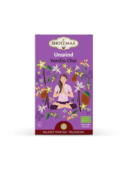 Ceai balance your day - unwind - vanilla chai bio 16dz x 2g 32g Shotimaa