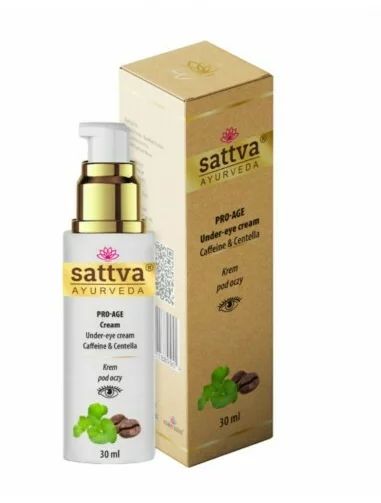 Crema de ochi antirid cu cofeina si centella 30ml, Sattva Ayurveda