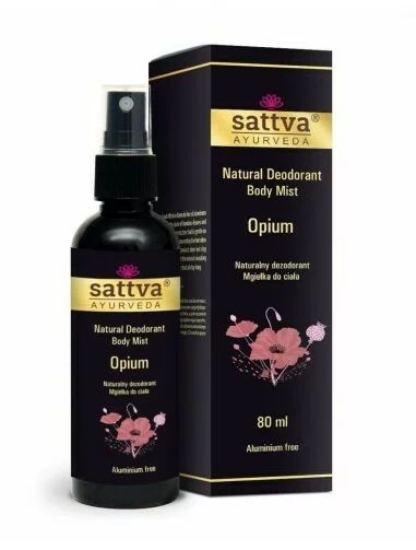 Deodorant fara aluminiu spray Opium 80ml, Sattva Ayurveda